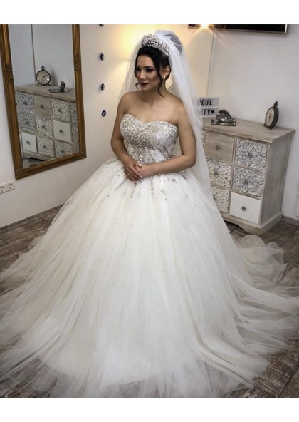 strapless wedding dresses 2019